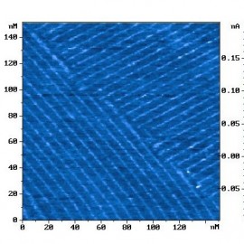 Hydrocarbon  molecules  on HOPG