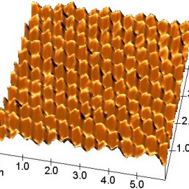 Atomic resolution on mica